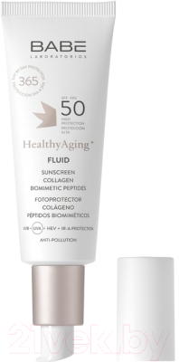 Крем солнцезащитный Laboratorios Babe Fluid Sunscreen Healthy Aging+ SPF 50 (40мл)