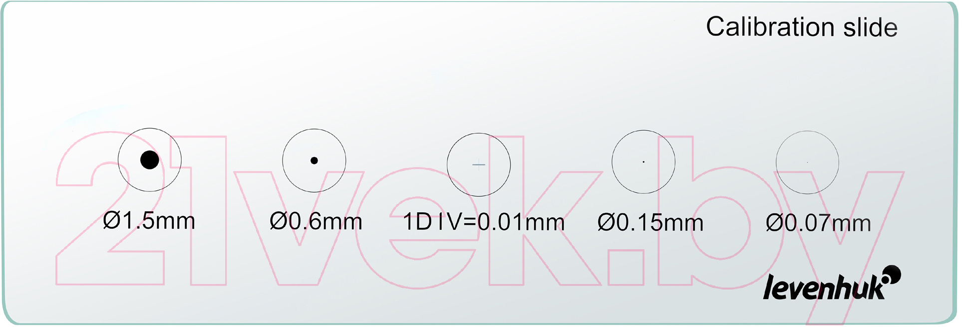 Калибровочный слайд Levenhuk MED X/Y / 76167