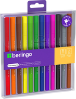 Фломастеры Berlingo Brush&Fineliner / BP_00112 (12цв) - 