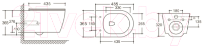 Купить Унитаз подвесной Cerutti Aria MBF CT10016  