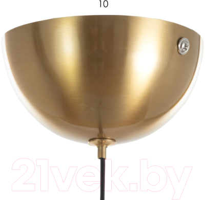 Потолочный светильник BayerLux Хайфи / 9254654 (золото/серебристый)