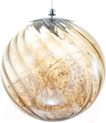 Потолочный светильник BayerLux Шар / 9618157 (янтарное стекло)