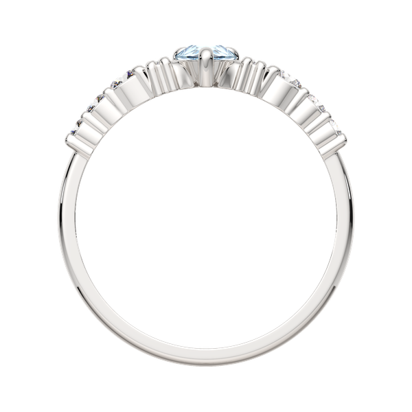 Кольцо из серебра ZORKA 02S4024 (р.17, с топазом и фианитами)