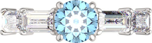 Кольцо из серебра ZORKA 02S4035 (р.18, с топазом и фианитами)