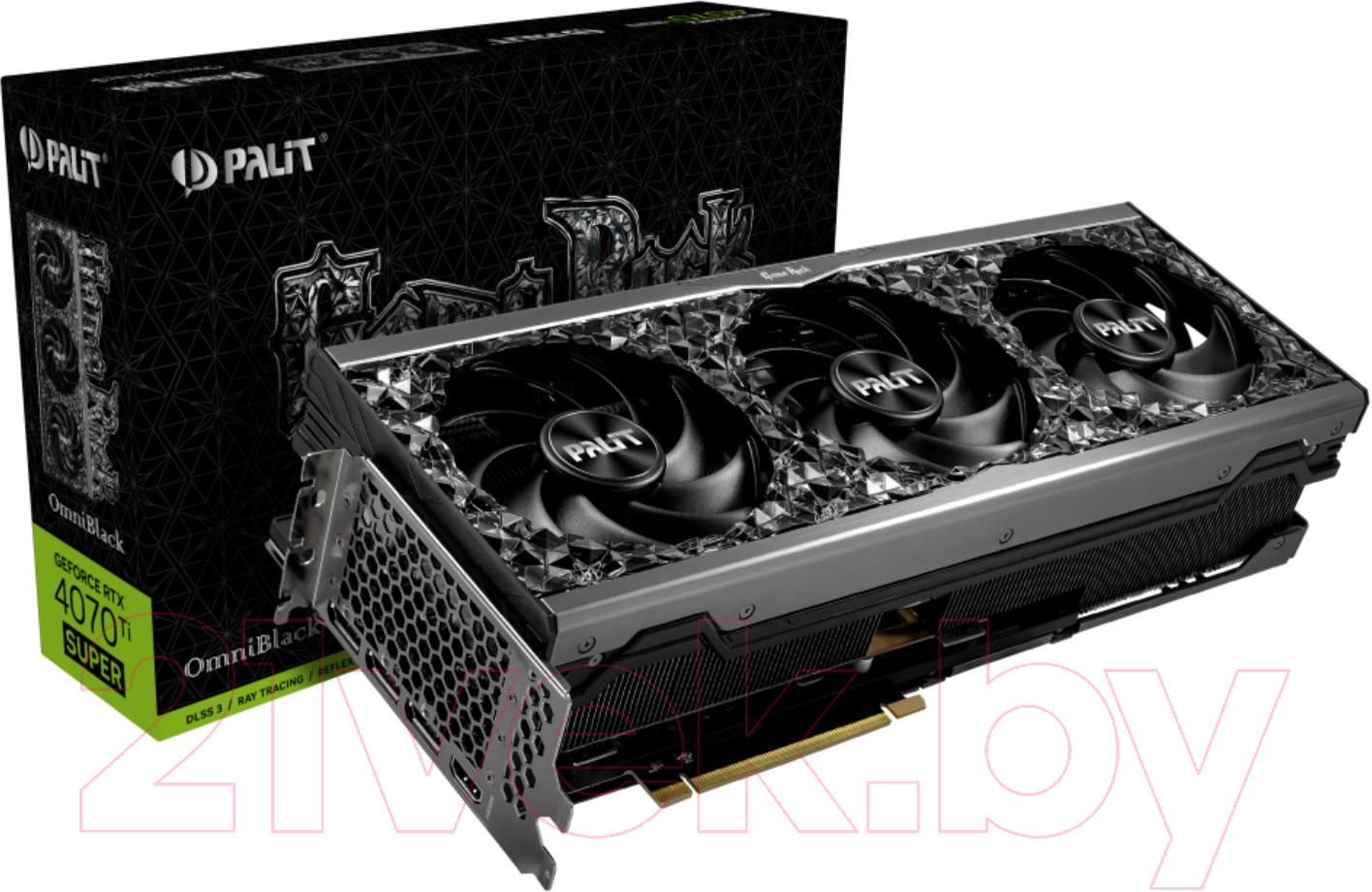 Видеокарта Palit GeForce 4070TI Super GameRock OmniBlack 16G (NED47TS019T2-1020Q)