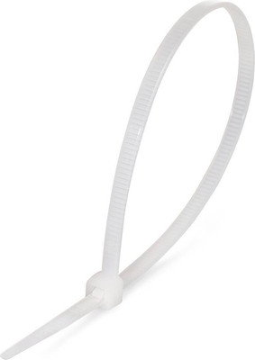 Стяжка для кабеля Fortisflex НСС EasyFix 5x200 / 84805 (100шт, белый) - 