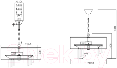 Люстра Evoluce SLE1120-103-07 