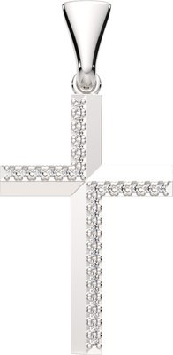 

Крестик из серебра, 0440002
