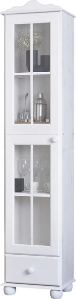 Шкаф с витриной Dipriz Бритта Д.30011.2 (белый)