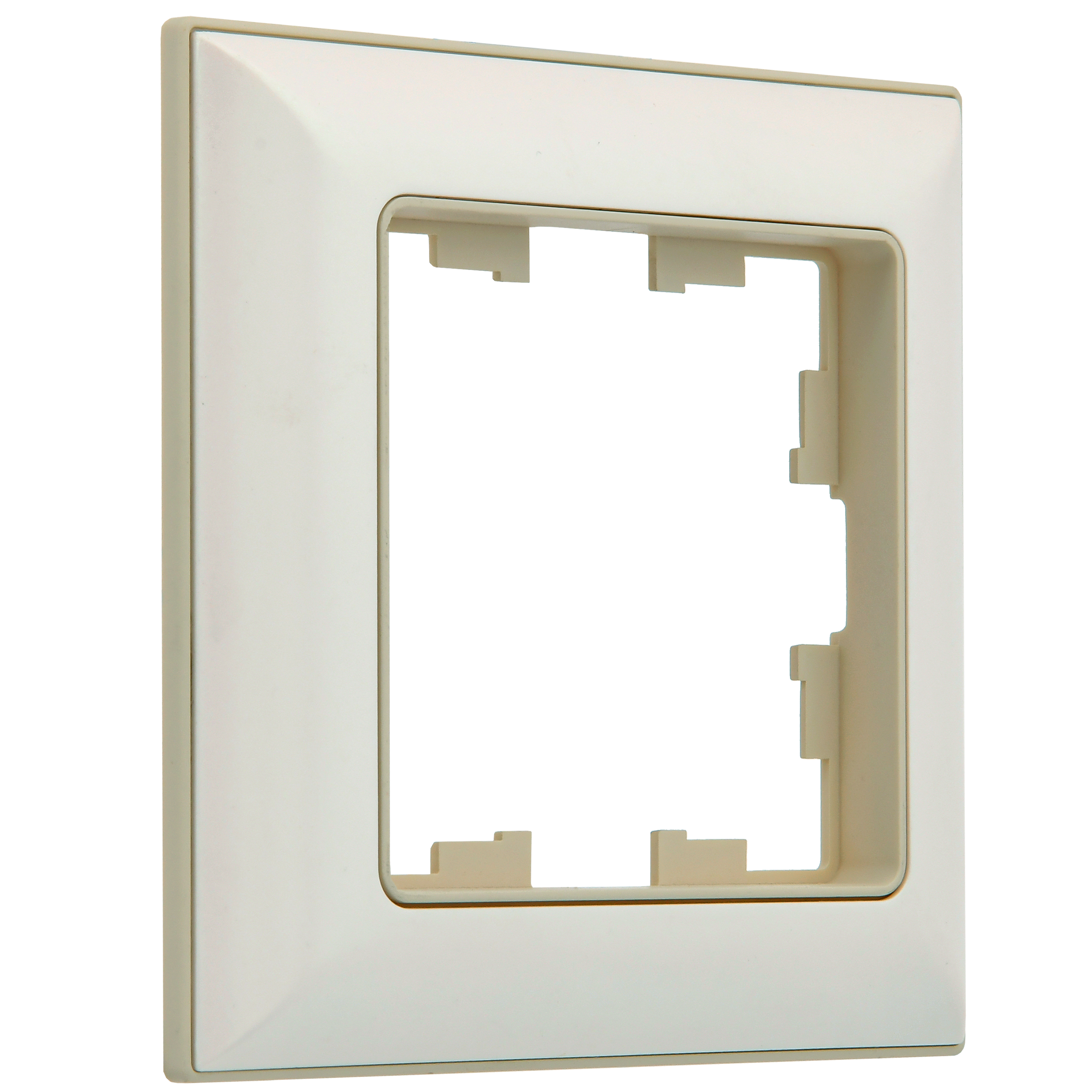Рамка для выключателей и розеток IEK Brite BR-M12-12-1-K10 (бежевый/жемчужный) — фото 3