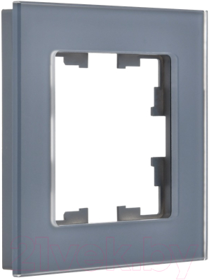 Рамка для выключателей и розеток IEK Brite BR-M12-G-31-K35 (маренго матовый)