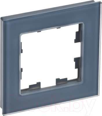 Рамка для выключателей и розеток IEK Brite BR-M12-G-31-K35 (маренго матовый)