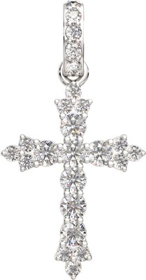 Крестик из серебра ZORKA 0440420 (с фианитами) - 