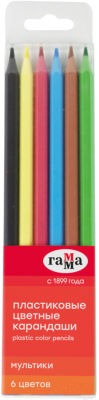 Набор цветных карандашей ГАММА Мультики / 290122_06 (6цв)