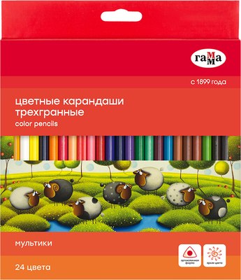 

Набор цветных карандашей, Мультики / 290122_24
