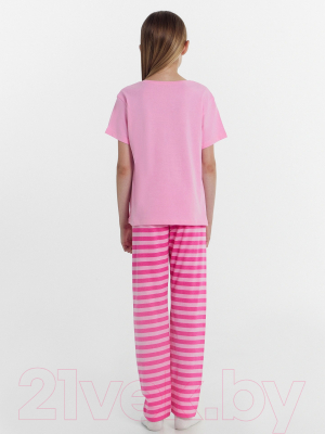 Пижама детская Mark Formelle 567728 (р.164-84, розовый/розовая полоска)