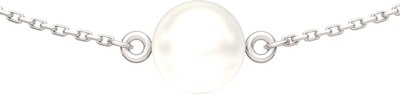 Колье из серебра ZORKA 0530001-F (45см, с жемчугом) - 