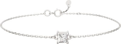 Браслет из серебра ZORKA 0640075.ZZ (18см, с фианитом) - 