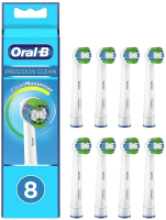 Набор насадок для зубной щетки Oral-B Precision Clean Pro EB20RB (8шт) - 