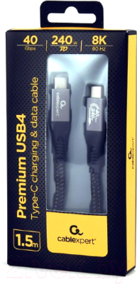 Кабель Cablexpert CCBP-USB4-CMCM240-1.5M