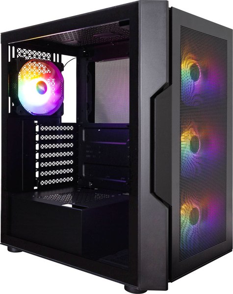 Корпус для компьютера 1stPlayer Trilobite T7-P-BK-4F1