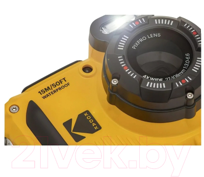 Компактный фотоаппарат Kodak WPZ2YL (желтый)