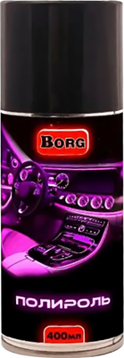 Полироль для пластика Borg Pro Auto (400мл) -