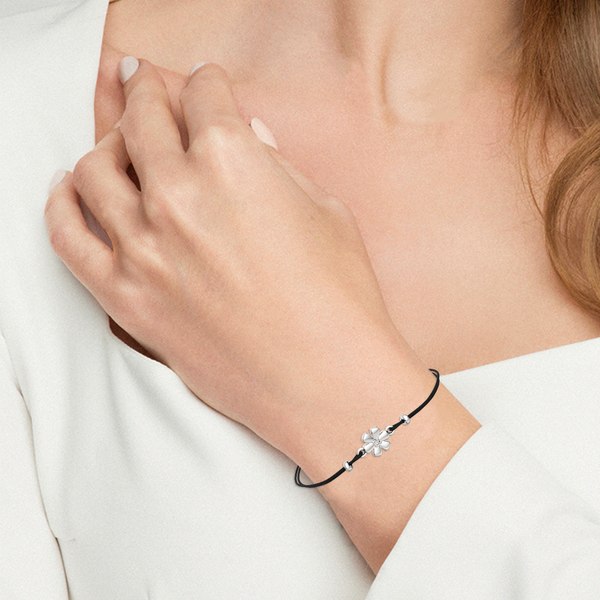 Браслет из серебра ZORKA 0670050.01.ZZ (18см, с фианитом)