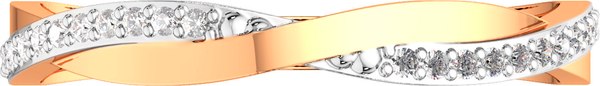 Кольцо из розового золота ZORKA 210670.14K.R (р.17, с фианитами)