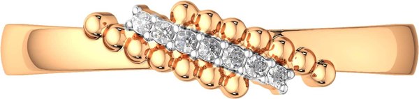 Кольцо из розового золота ZORKA 210953.9K.R (р.14.5, с фианитом)
