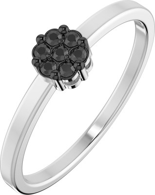 Кольцо из белого золота ZORKA 2D00159.14K.W (р.17, с бриллиантом) - 