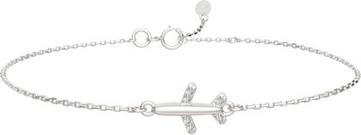 Браслет из серебра ZORKA 0640072 (18см, с фианитами) - 