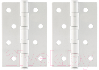 Комплект петель дверных VELA 100x70x2.5мм 4ВВ-WH