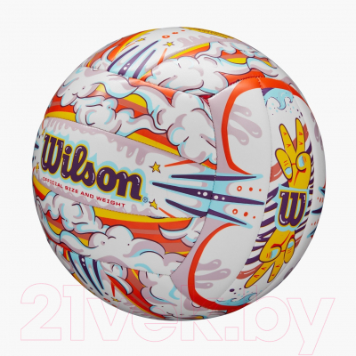 Мяч волейбольный Wilson Graffiti Peace VB / WV4006901XBOF (размер 5)