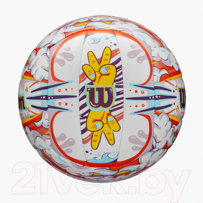 Мяч волейбольный Wilson Graffiti Peace VB / WV4006901XBOF (размер 5)