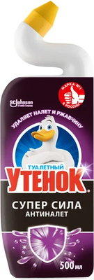 Чистящее средство для унитаза Туалетный утенок Утенок Антиналет (500мл) -