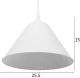Миниатюра изображения товара Потолочный светильник BayerLux Конус / 9175851 (белый)