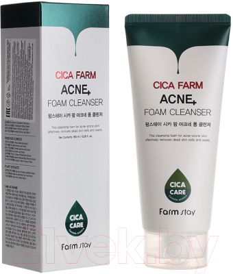 Изображение товара Пенка для умывания FarmStay Cica Farm Acne Foam Cleanser (180мл)