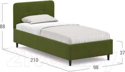 Купить Односпальная кровать Moon Family 1253 / MF010526 в Бобруйске