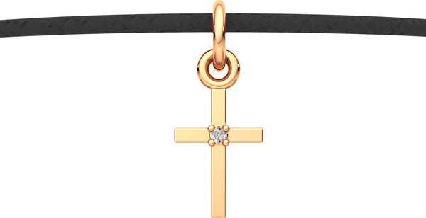 Браслет из розового золота ZORKA 670005.9K.R.01 (18см, с фианитом)