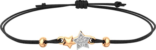 Браслет из розового золота ZORKA 670030.9K.R.01 (18см, с фианитами)