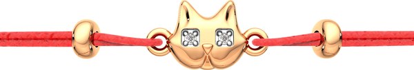 Браслет из розового золота ZORKA 670055.14K.R.02 (18см, с фианитами)