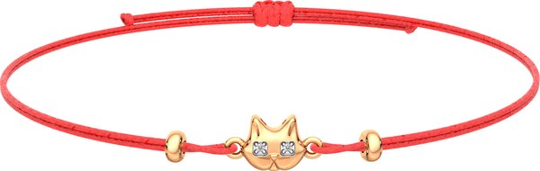 Браслет из розового золота ZORKA 670055.14K.R.02 (18см, с фианитами)