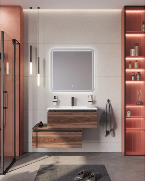 Тумба под умывальник Cezares SLIDER-800-1C-SO-NA-P