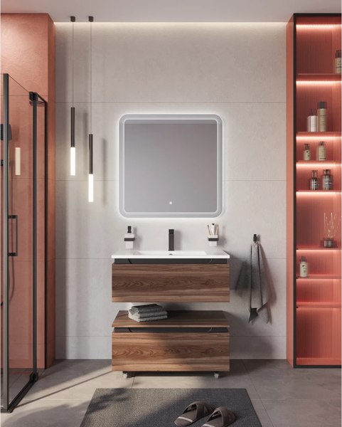 Тумба под умывальник Cezares SLIDER-800-1C-SO-NA-P