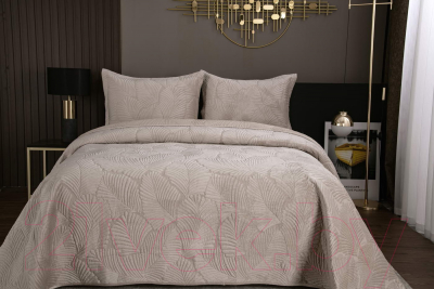 Набор текстиля для спальни Sofi de Marko Ноэль 160x220 / Пок-Нэ-160х220кр (кремовый)