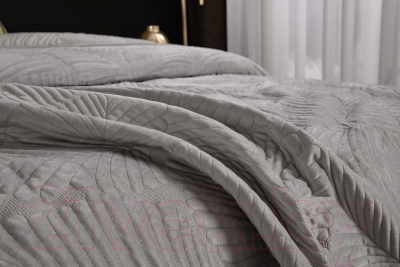 Набор текстиля для спальни Sofi de Marko Ноэль 240x260 / Пок-Нэ-240х260б (белый)