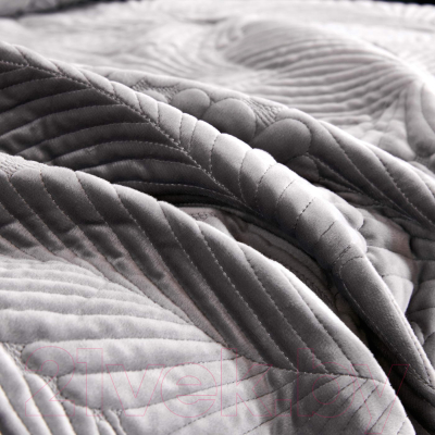 Набор текстиля для спальни Sofi de Marko Ноэль 240x260 / Пок-Нэ-240х260пл (пепельно-лиловый)
