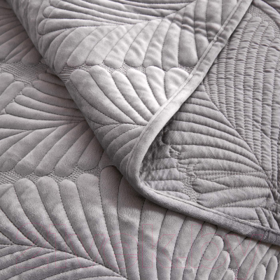 Набор текстиля для спальни Sofi de Marko Ноэль 240x260 / Пок-Нэ-240х260пл (пепельно-лиловый)