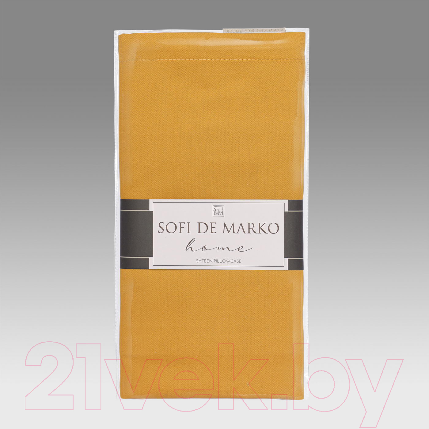 Наволочка Sofi de Marko Мармис 50x70 / НВ-мс-50х70гор (горчичный) — фото 3